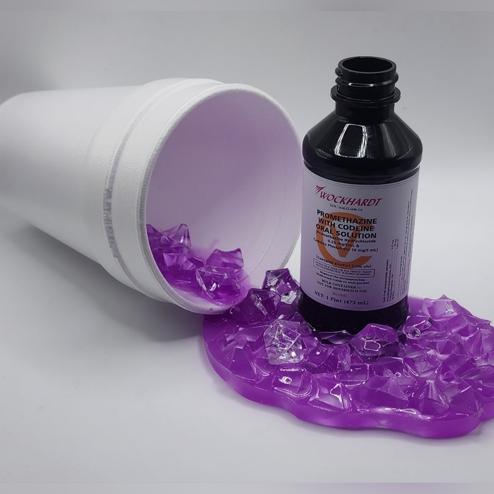 Spilled double cup display